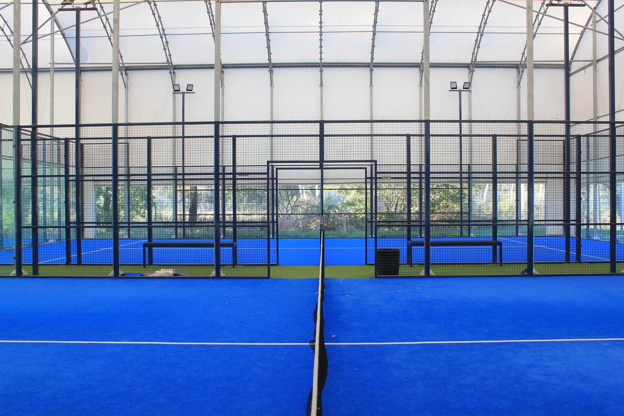 Pistes de padel couvertes du domaine